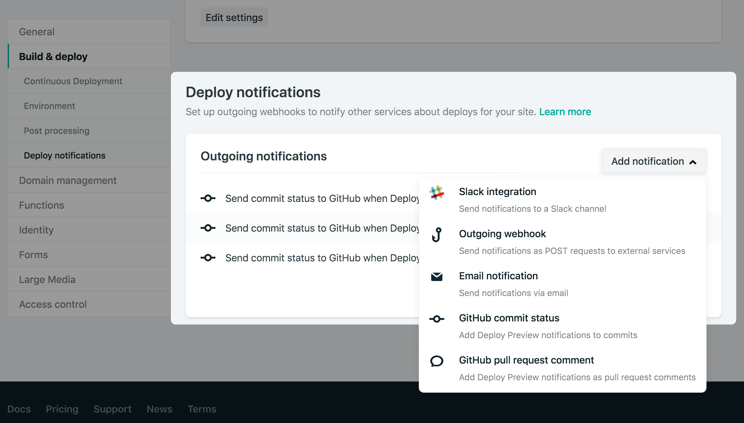 Gitlab webhook