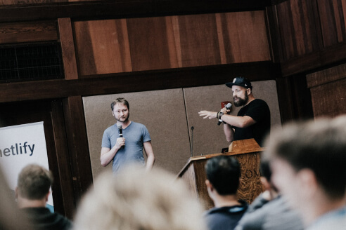 Chris and Matt presenting at Netlify All Hands 2020